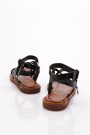 Dgn Dgn 310 Kadin Parmak Arasi Yani Boncuklu Sandalet