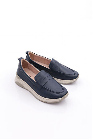Dgn P48 Kadin Şeritli Comfort Ayakkabi