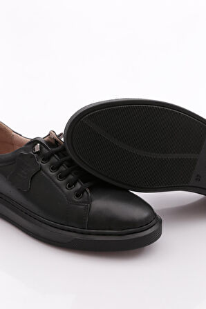 Dgn P64 Kadin Bağcikli Düz Taban Sneaker Ayakkabi
