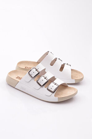 Dgn P29 Kadın Tokali Üç Bantli Terlik