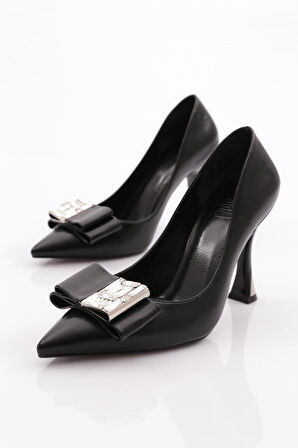 Dgn 9039 Kadın Taş Detayli Topuklu Ayakkabi