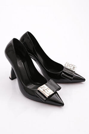 Dgn 9039 Kadın Taş Detayli Topuklu Ayakkabi