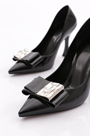 Dgn 9039 Kadın Taş Detayli Topuklu Ayakkabi