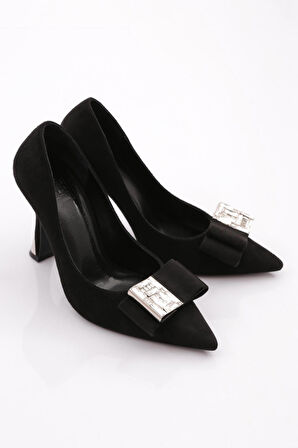 Dgn 9039 Kadın Taş Detayli Topuklu Ayakkabi