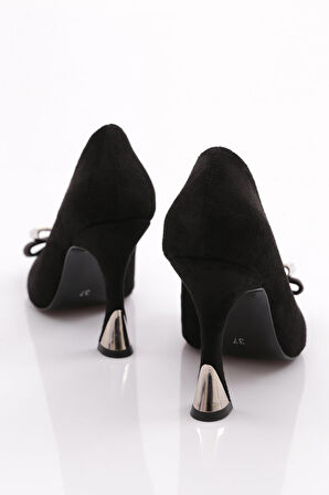 Dgn 9039 Kadın Taş Detayli Topuklu Ayakkabi