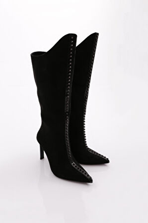 Dgn 5280 Kadın Topuklu Çizme