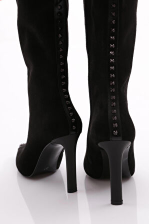 Dgn 5280 Kadın Topuklu Çizme