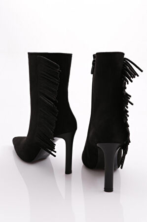 Dgn 5281 Kadın Topuklu Bot