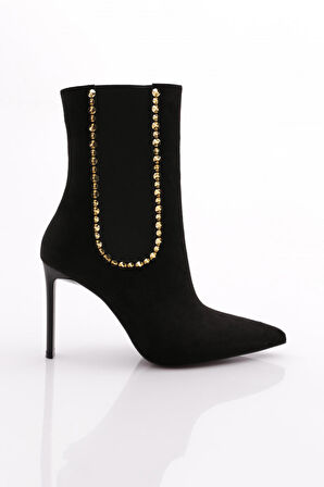 Dgn 5259 Kadın Topuklu Bot