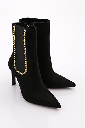 Dgn 5259 Kadın Topuklu Bot