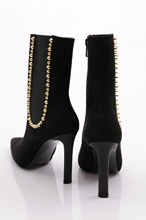 Dgn 5259 Kadın Topuklu Bot