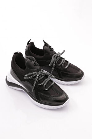 Dgn 080 Kadın Bağcikli Yüksek Taban Spor Ayakkabi