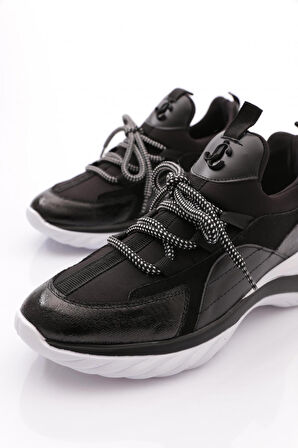 Dgn 080 Kadın Bağcikli Yüksek Taban Spor Ayakkabi