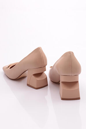 Dgn K678 Kadin Kalin Topuklu Ayakkabi