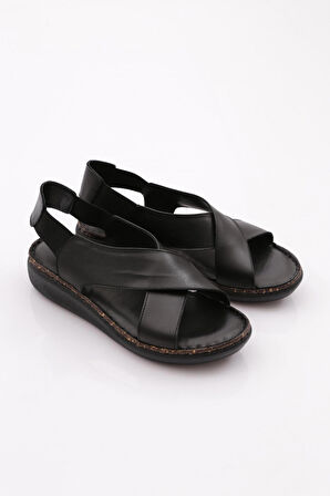 Dgn 317 Kadın Arkasi Lastikli Sandalet