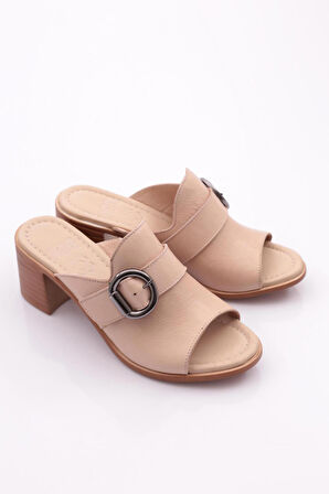 Dgn 2050  Kadın Topuklu Terlik