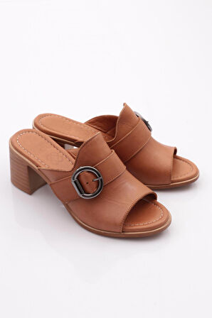 Dgn 2050  Kadın Topuklu Terlik