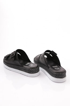 Dgn 2039 Kadin Üstü Kemer Detayli Ayarlanabilir Terlik