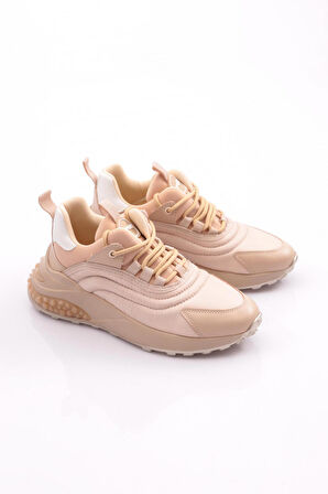 Dgn 045 Kadin Bağcikli Arkasi Tirtikli Spor Ayakkabi