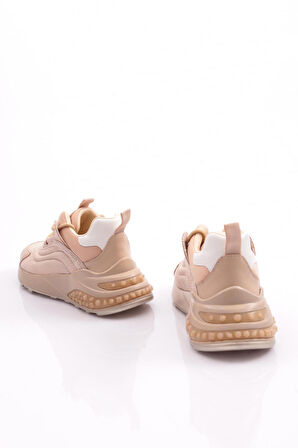 Dgn 045 Kadin Bağcikli Arkasi Tirtikli Spor Ayakkabi