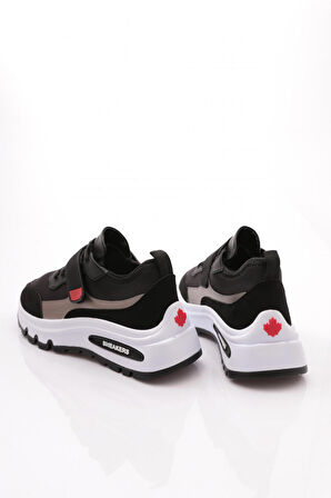 Dgn 081 Kadın Üstü Yazili Spor Ayakkabi