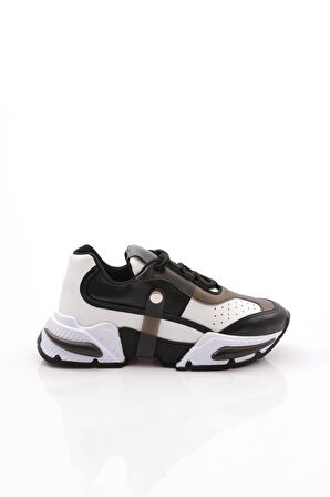 Dgn 052 Kadın Kalin Taban Sneaker Ayakkabi