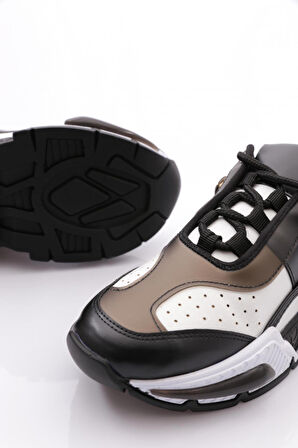 Dgn 052 Kadın Kalin Taban Sneaker Ayakkabi