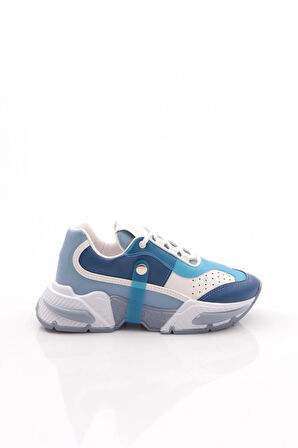 Dgn 052 Kadın Kalin Taban Sneaker Ayakkabi