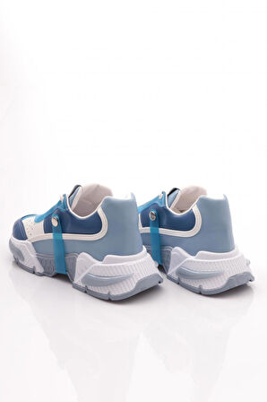 Dgn 052 Kadın Kalin Taban Sneaker Ayakkabi