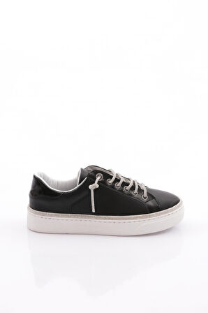 Dgn 2475 Kadin Taş İp Bağcikli Sneaker Ayakkabi