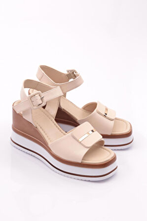 Dgn 173 Kadın Bilekten Bağlamali Sandalet