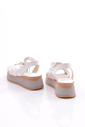 Dgn 229 Kadın Şeritli Sandalet