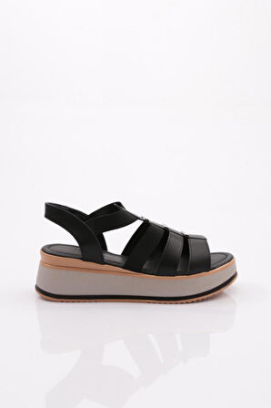 Dgn 229 Kadın Şeritli Sandalet