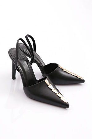 Dgn 5034 Kadin Arkadan Geçirmeli Abiye Ayakkabi