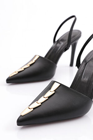 Dgn 5034 Kadin Arkadan Geçirmeli Abiye Ayakkabi