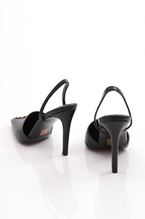 Dgn 5034 Kadin Arkadan Geçirmeli Abiye Ayakkabi