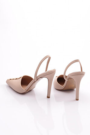 Dgn 5034 Kadin Arkadan Geçirmeli Abiye Ayakkabi