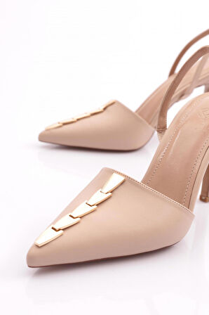 Dgn 5034 Kadin Arkadan Geçirmeli Abiye Ayakkabi