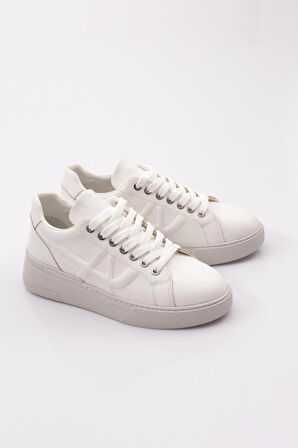 Dgn Es1508 Kadın Bağcikli Desenli Spor Ayakkabi