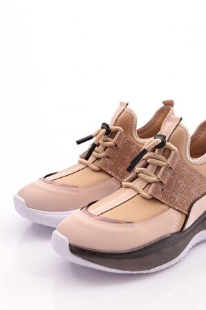 Dgn 2047 Kadin Yani Taşli Spor Ayakkabi