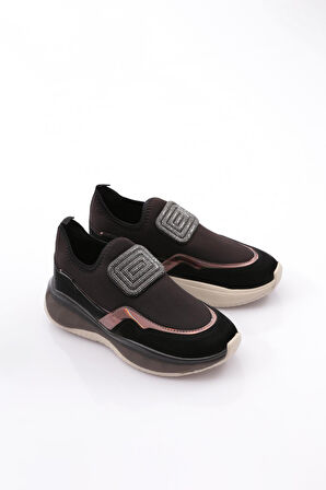 Dgn 2067 Kadin Üstü Taş Süslemeli Spor Ayakkabi