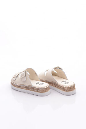 Dgn 2039 Kadin Üstü Kemer Detayli Ayarlanabilir Terlik