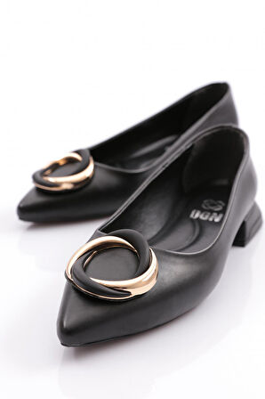 Dgn 2810 Kadın Yuvarlak Tokali Babet