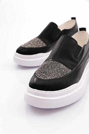 Dgn 053 Kadin Önü Taşli Sneaker Ayakkabi