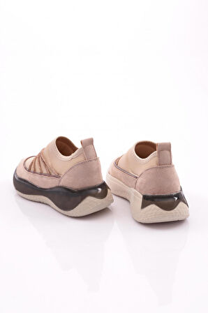 Dgn P5 Kadin Taş İp Şeritli Spor Ayakkabi