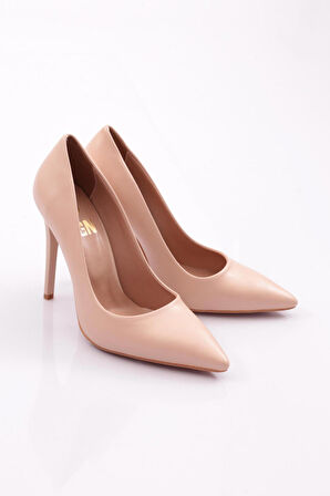 Dgn 1920 Kadin Sivri Burun Parmak Dekolteli Topuklu Ayakkabi