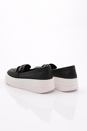 Dgn 480 Kadin Metal Tokali Loafer Ayakkabi