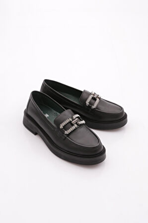 Dgn 9002 Kadin Düz Taban Loafer Ayakkabi