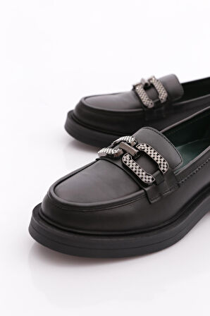 Dgn 9002 Kadin Düz Taban Loafer Ayakkabi