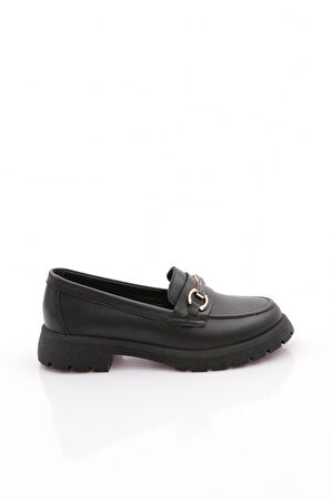 Dgn 4261 Kadin Aksesuarli Loafer Ayakkabi